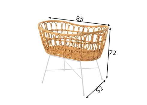 Beebivoodi REDA pruun, 85x52xH72 cm
