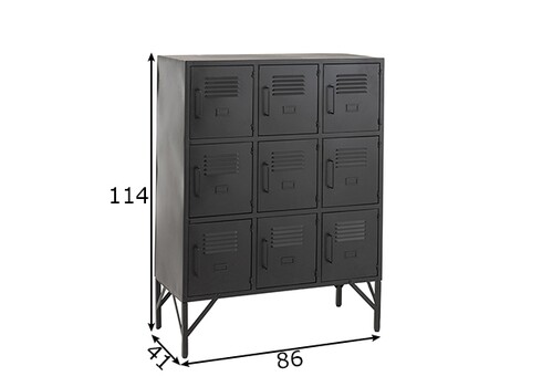 Kapp ESCUELA must, 86x42xH113 cm