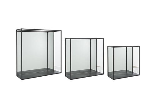 Seinariiulite komplekt CUADRO must, 3 tk