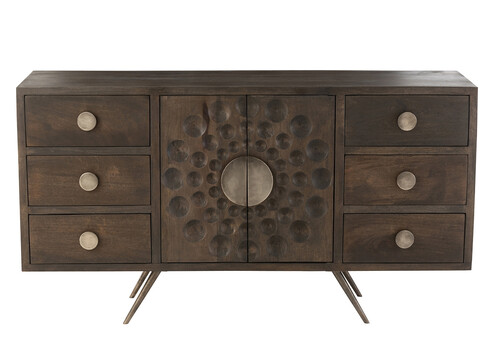 Kummut ETNIC tumepruun, 150x40xH69 cm