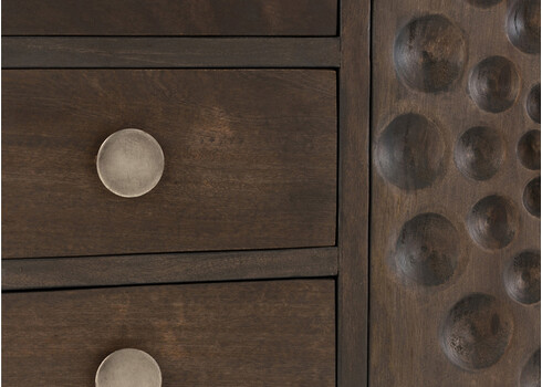 Kummut ETNIC tumepruun, 150x40xH69 cm