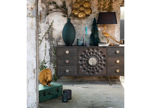 Kummut ETNIC tumepruun, 150x40xH69 cm