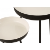 Abilaudade komplekt TRAY valge / must, 3 tk