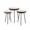 Abilaudade komplekt TRAY valge / must, 3 tk