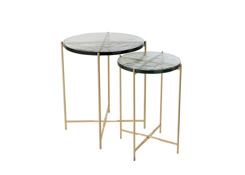 Abilaudade komplekt OBI must / kuldne, 2 tk