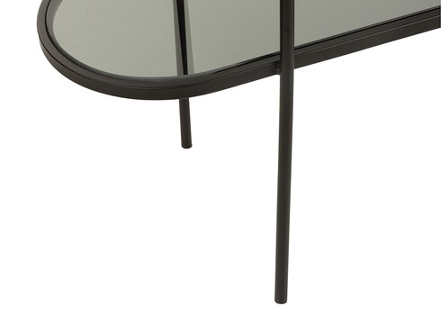 Konsoollaud ABIERTO must, 100x30xH80 cm