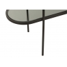 Konsoollaud ABIERTO must, 100x30xH80 cm