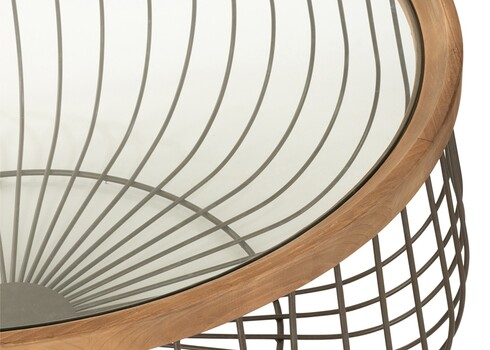 Diivanilaudade komplekt MIMBRE helepruun / must, 2 tk