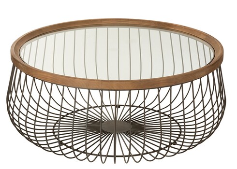 Diivanilaudade komplekt MIMBRE helepruun / must, 2 tk