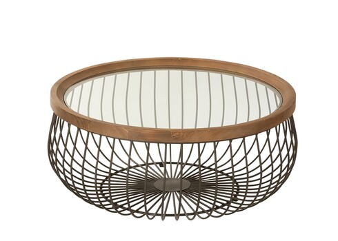 Diivanilaudade komplekt MIMBRE helepruun / must, 2 tk