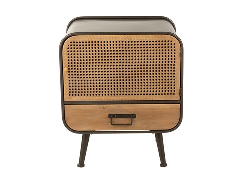 Abilaud MIMBRE helepruun / must, 50x39xH60 cm