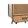 Abilaud MIMBRE helepruun / must, 50x39xH60 cm