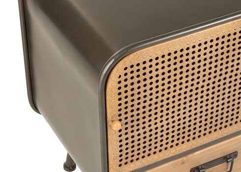 Abilaud MIMBRE helepruun / must, 50x39xH60 cm