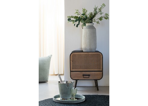 Abilaud MIMBRE helepruun / must, 50x39xH60 cm