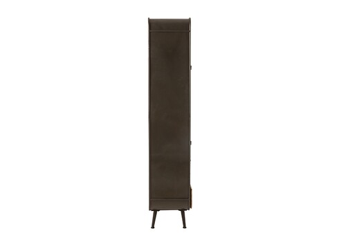 Kapp MIMBRE helepruun / must, 80x35xH180 cm
