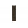 Kapp MIMBRE helepruun / must, 80x35xH180 cm