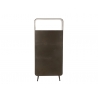 Kapp MIMBRE helepruun / must, 80x35xH180 cm