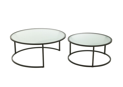 Diivanilaudade komplekt DEFINA must, 2 tk