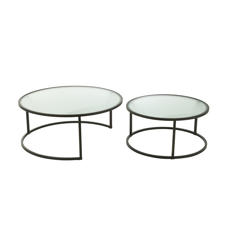 Diivanilaudade komplekt DEFINA must, 2 tk