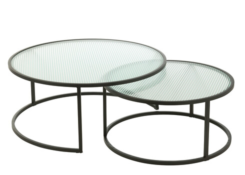 Diivanilaudade komplekt DEFINA must, 2 tk