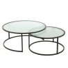 Diivanilaudade komplekt DEFINA must, 2 tk