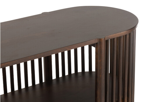 Konsoollaud CONIE tumepruun, 160x40xH75 cm