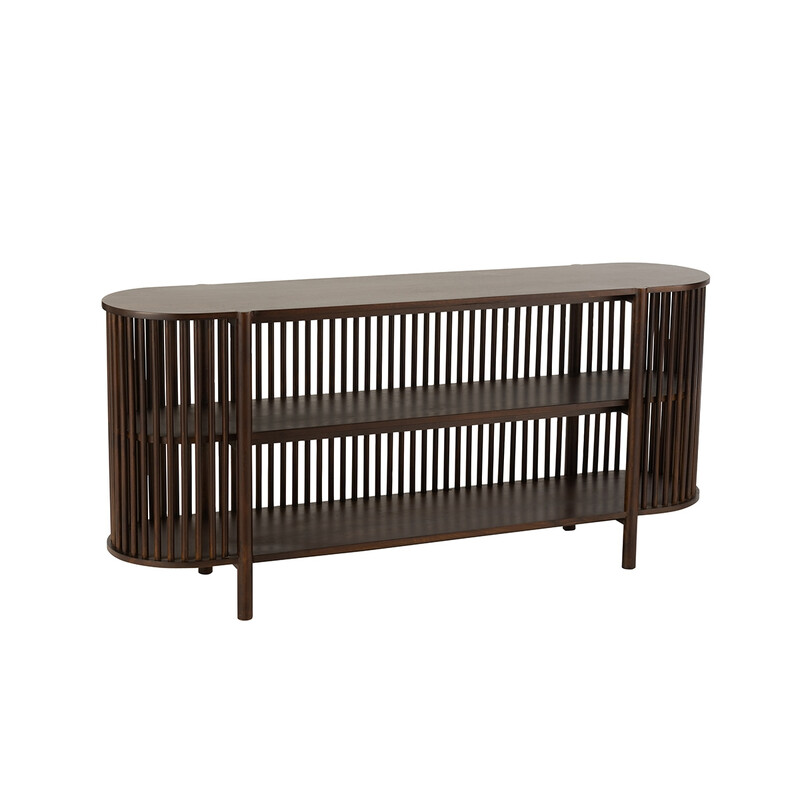 Konsoollaud CONIE tumepruun, 160x40xH75 cm