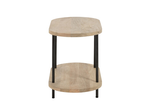 Abilaud ELI helepruun / must, 75x40xH50 cm