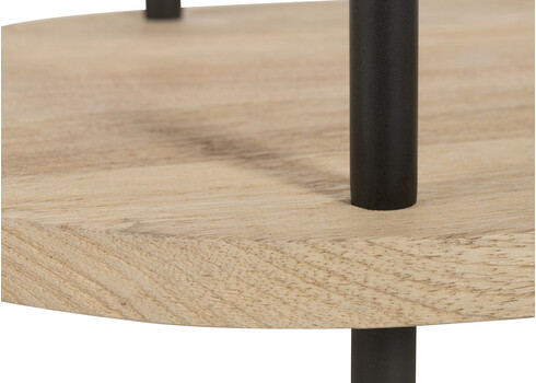 Abilaud ELI helepruun / must, 75x40xH50 cm