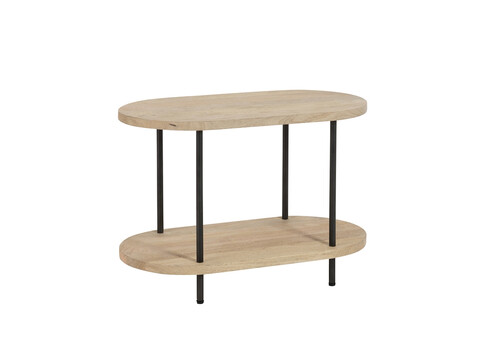 Abilaud ELI helepruun / must, 75x40xH50 cm