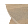 Diivanilaud ELI helepruun / must, 120x60xH35 cm