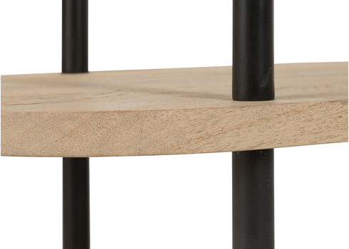 Konsoollaud ELI helepruun / must, 140x40xH97 cm