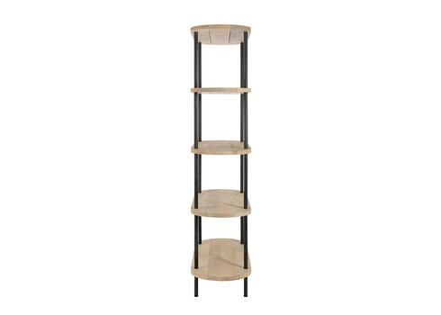 Riiul ELI helepruun / must, 105x40xH176 cm