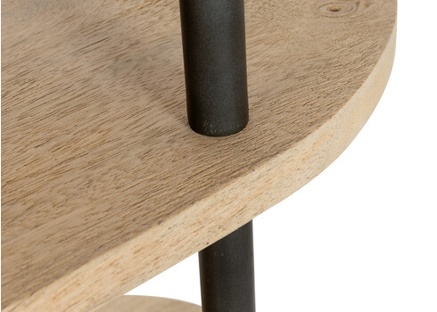 Riiul ELI helepruun / must, 105x40xH176 cm