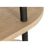 Riiul ELI helepruun / must, 105x40xH176 cm