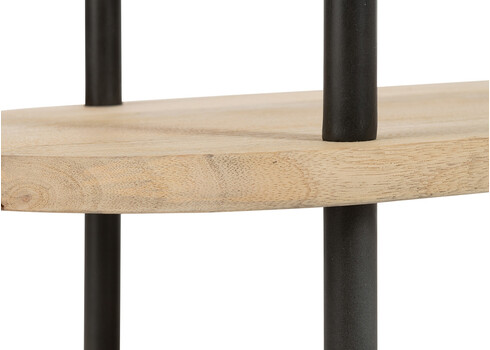 Riiul ELI helepruun / must, 105x40xH176 cm