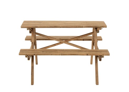 Aiamööbli komplekt TIKI helepruun, 134x120xH79 cm