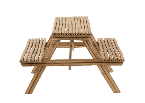 Aiamööbli komplekt TIKI helepruun, 134x120xH79 cm