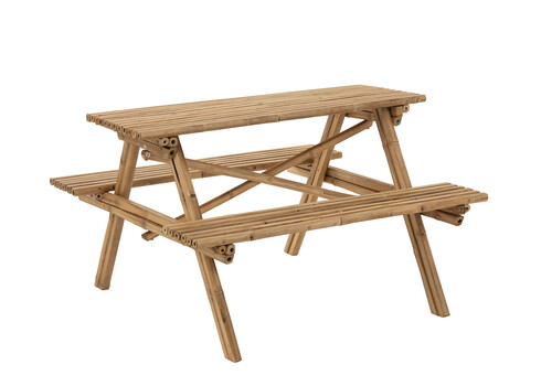 Aiamööbli komplekt TIKI helepruun, 134x120xH79 cm