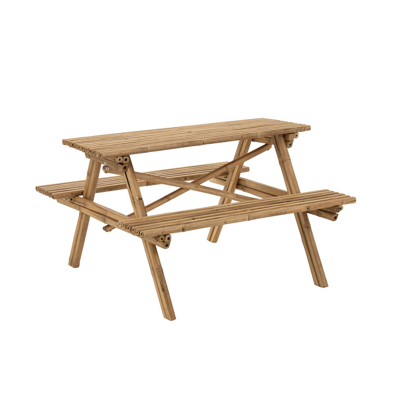 Aiamööbli komplekt TIKI helepruun, 134x120xH79 cm