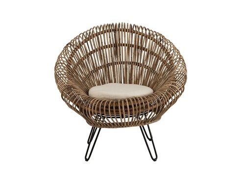 Tugitool VIVI pruun, 104x82xH96 cm