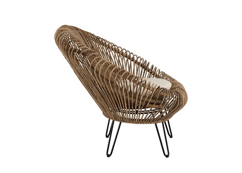 Tugitool VIVI pruun, 104x82xH96 cm