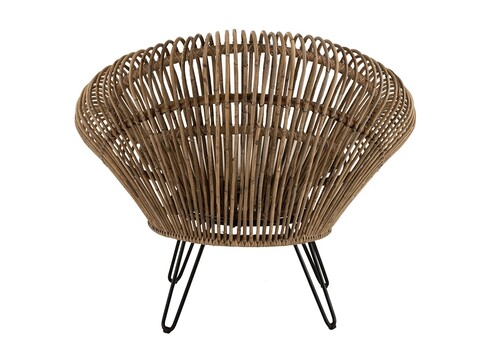 Tugitool VIVI pruun, 104x82xH96 cm