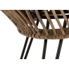 Tugitool VIVI pruun, 104x82xH96 cm