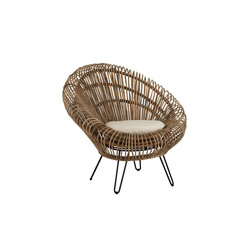 Tugitool VIVI pruun, 104x82xH96 cm