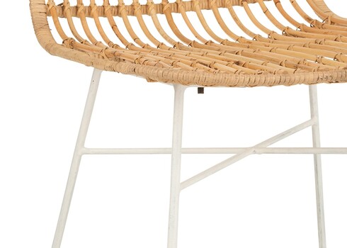 Tool EMA pruun / valge, 58x45xH88 cm, 2 tk