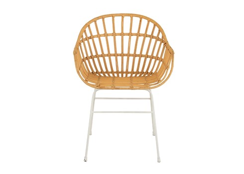 Tool KENI pruun / valge, 55x58xH80 cm