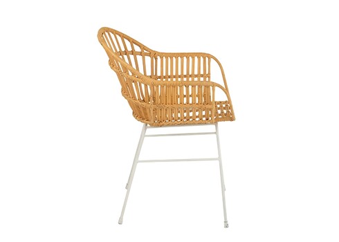 Tool KENI pruun / valge, 55x58xH80 cm