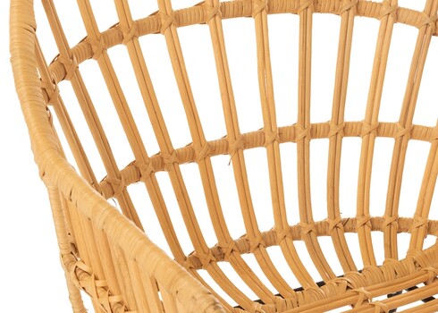 Tool KENI pruun / valge, 55x58xH80 cm