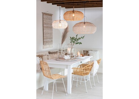 Tool KENI pruun / valge, 55x58xH80 cm